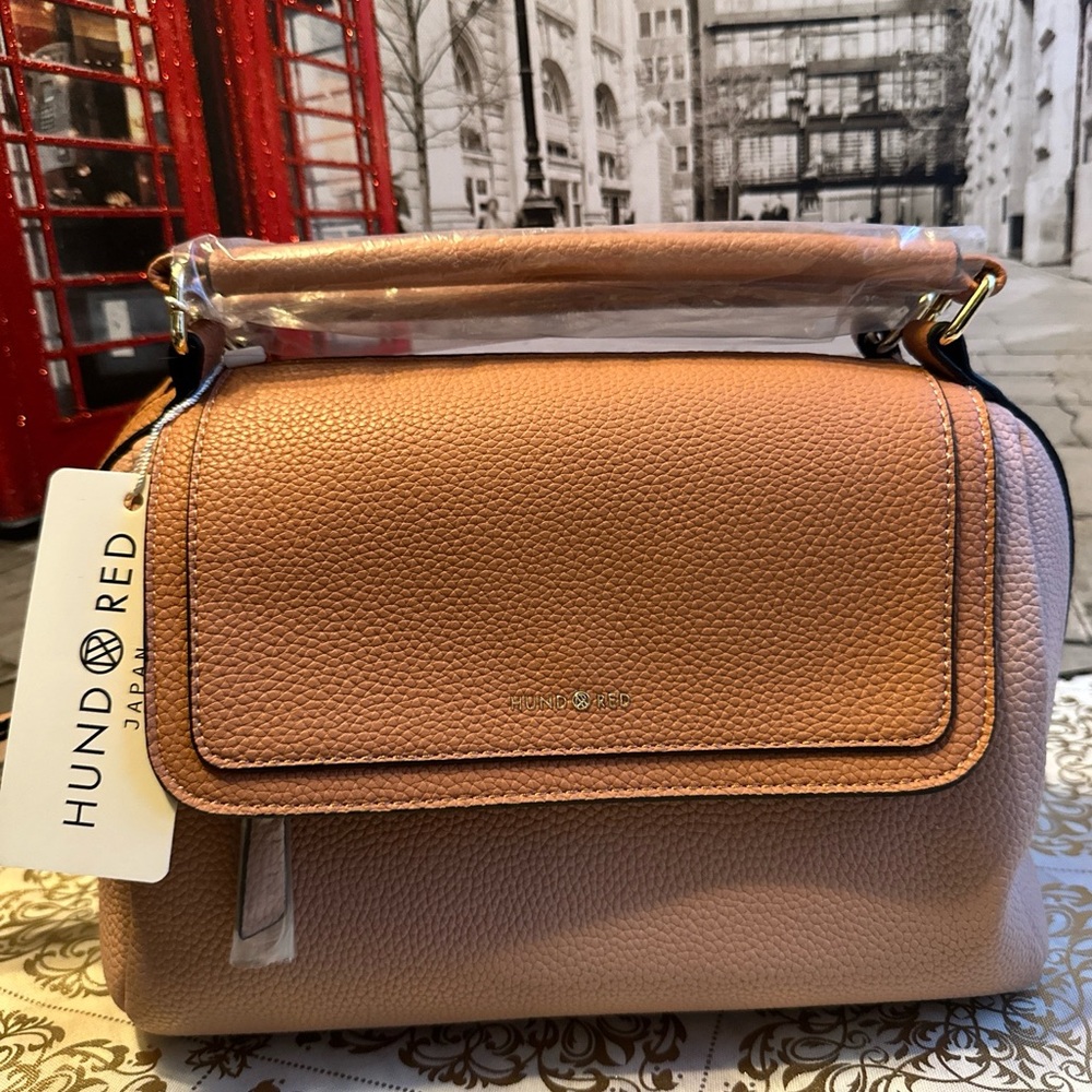 Authentic Japanese brand Hund Red satchel